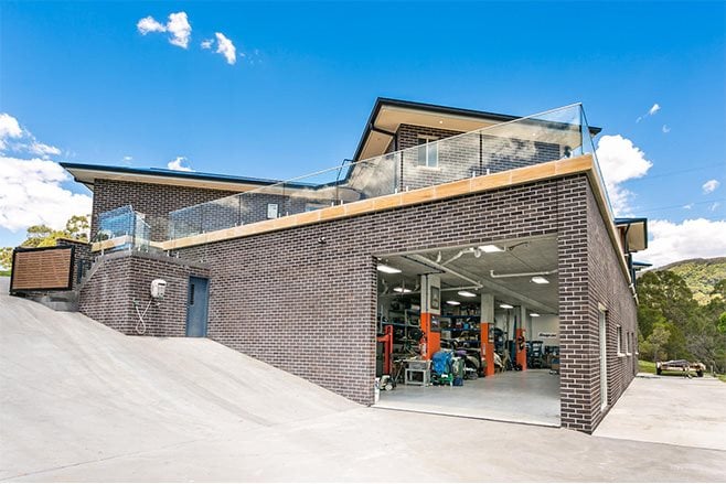 House with garage workshop up for auction