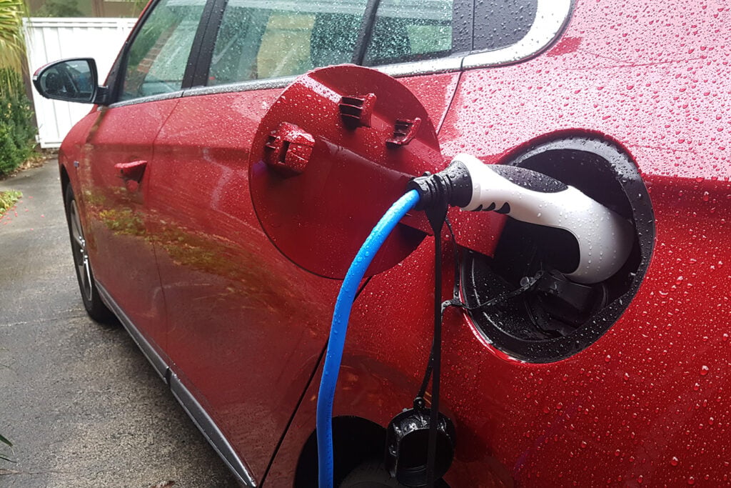 2019 Hyundai Ioniq EV charge port
