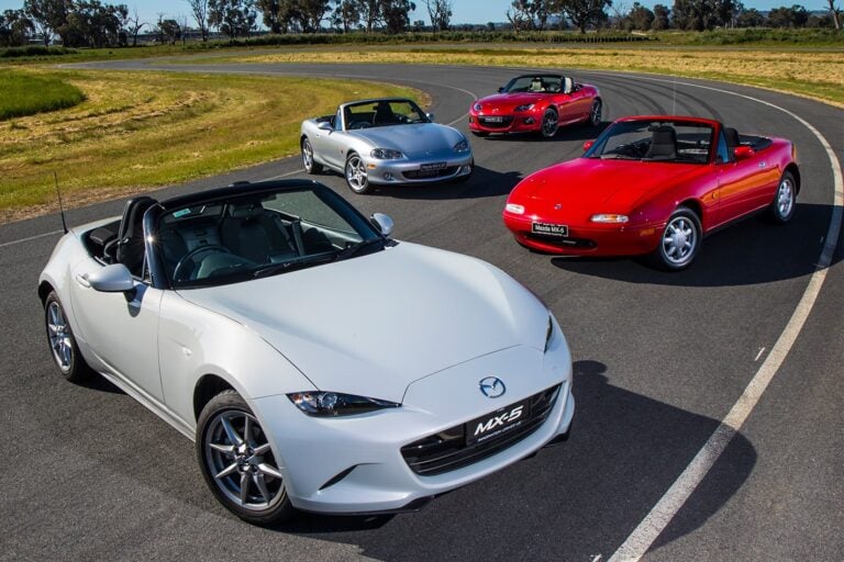 Mazda MX-5 mega drive: NA v NB v NC v ND