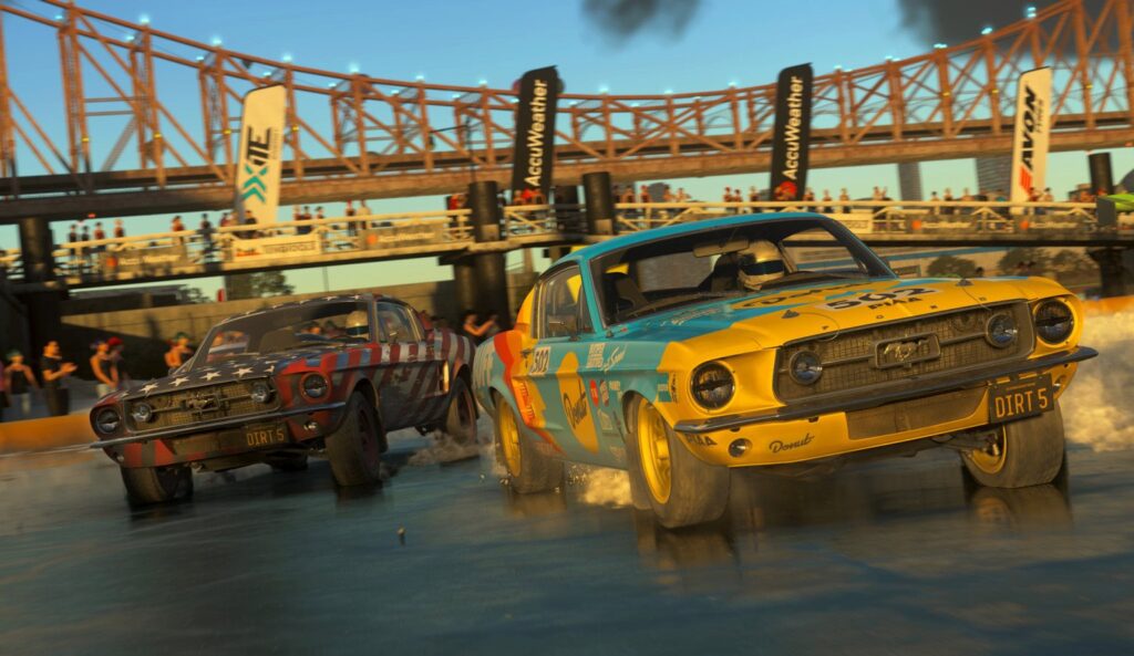 Dirt 5 mustang race