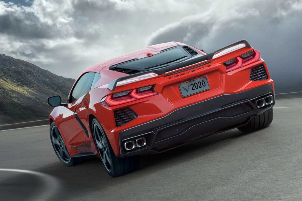 2020 Chevrolet C8 Corvette donuts video