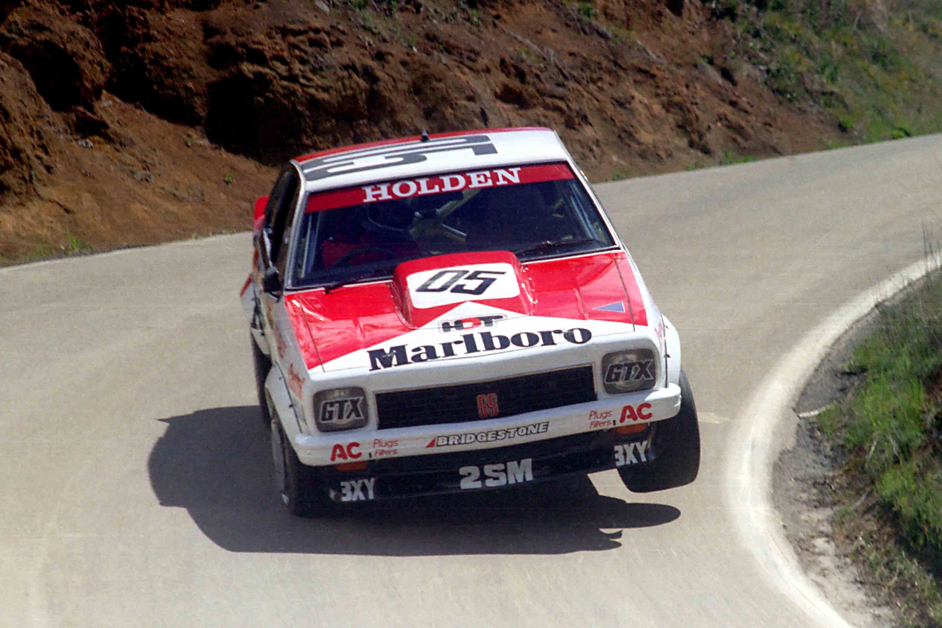Peter Brock on his way to winning Bathurst in 1979