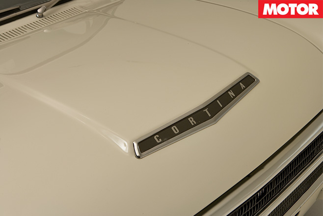 Cortina badge