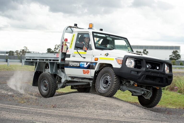 Toyota BHP electric landcruiser
