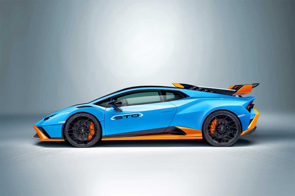 The new Lamborghini Huracan STO supercar