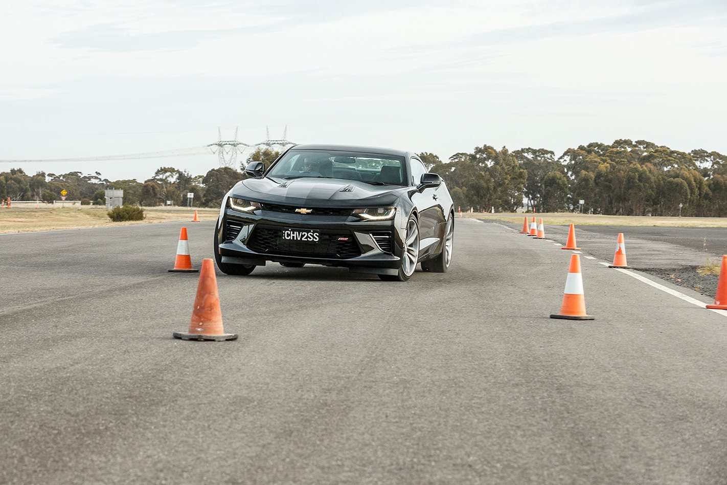 Driving test obstacle