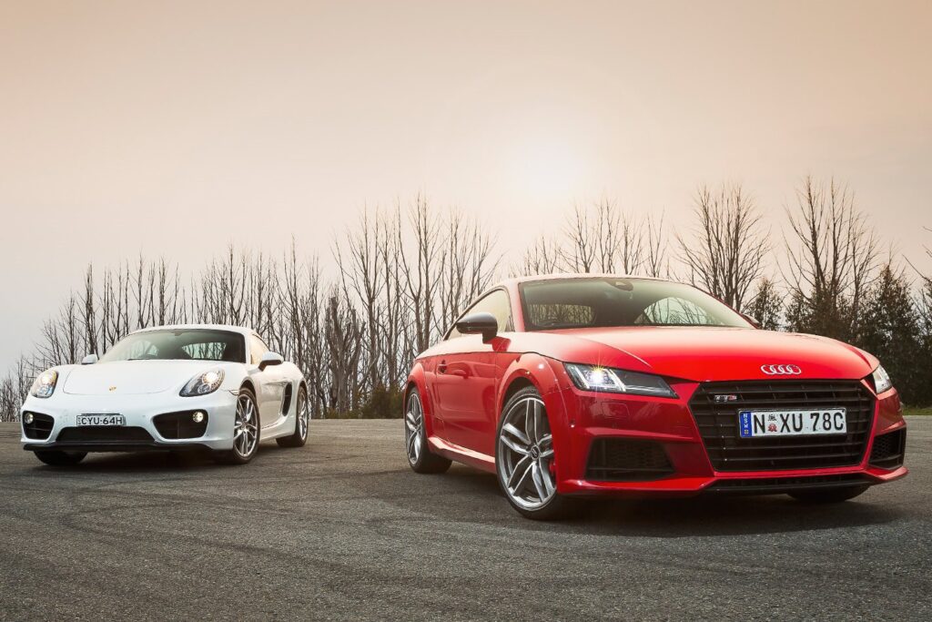 Porsche Cayman vs Audi TT S