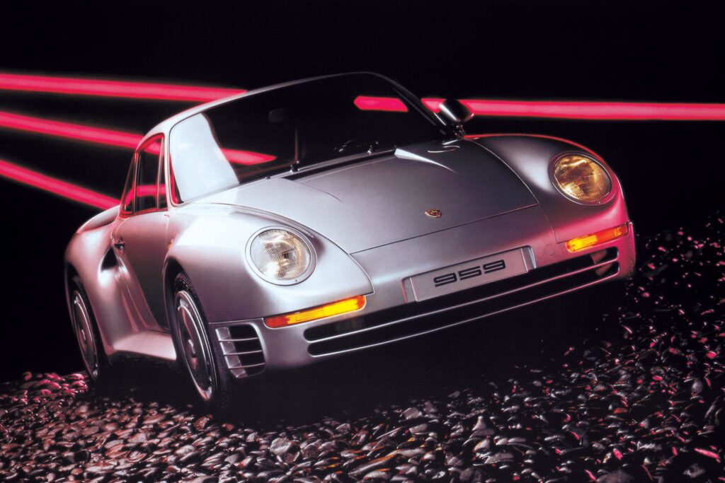Porsche 959 neon