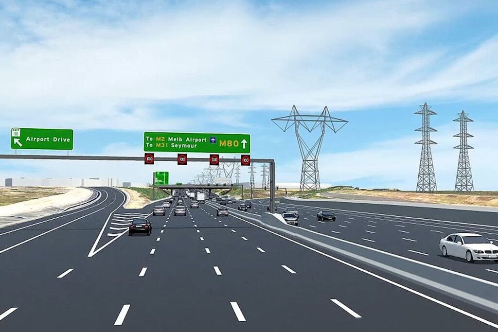 Melbourne ring road traffic