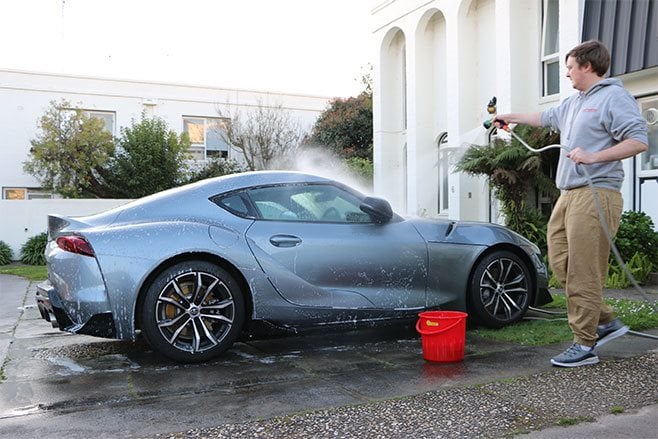 Toyota Supra GT wash