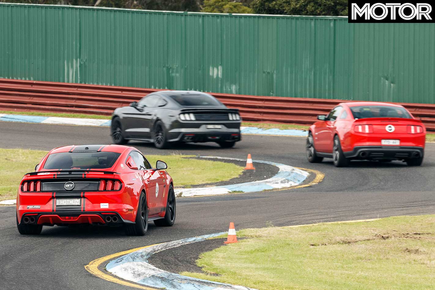 Mustang Motorsport track day Sandown chicane