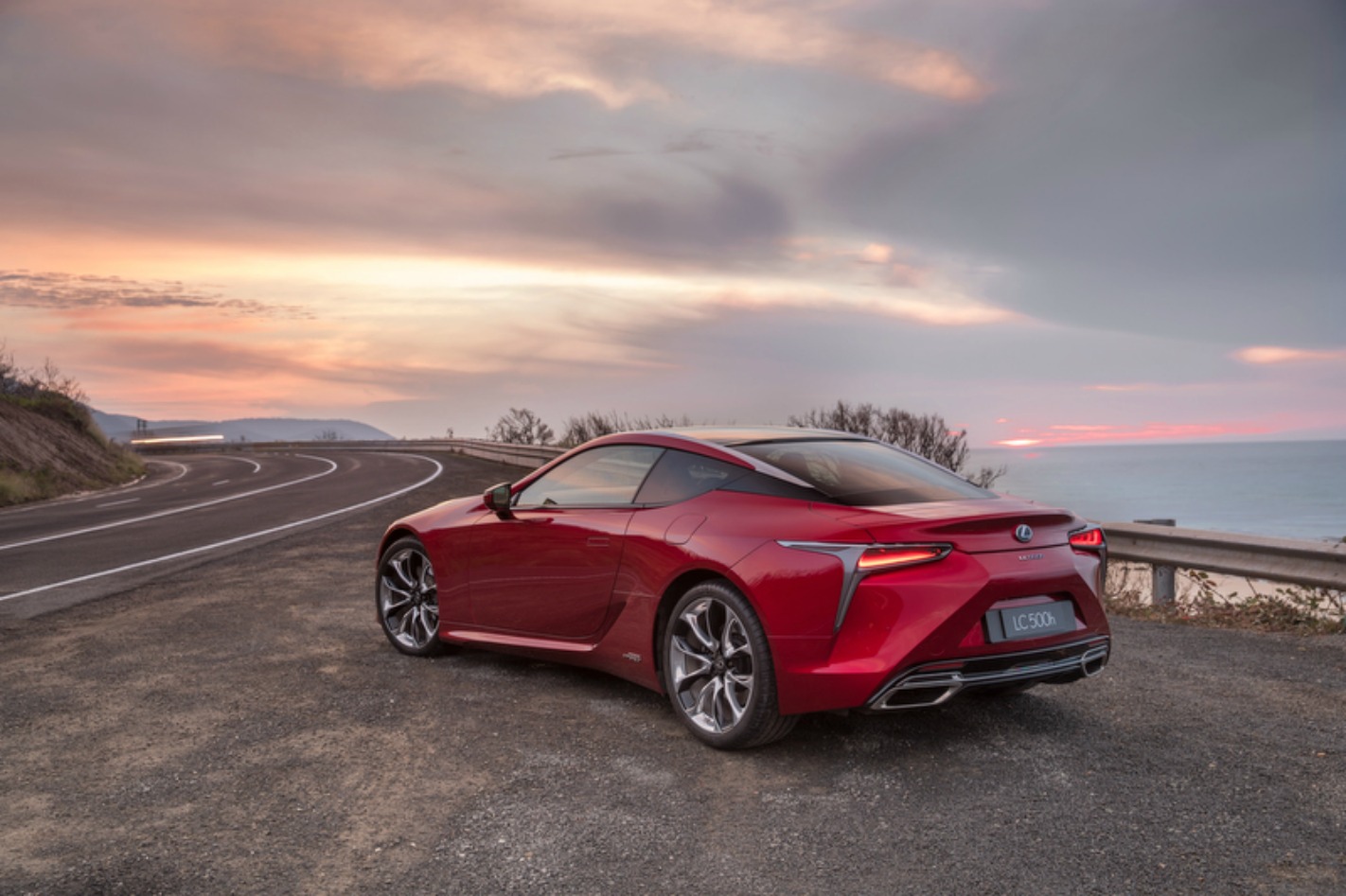 2018 Lexus LC 500 rear static