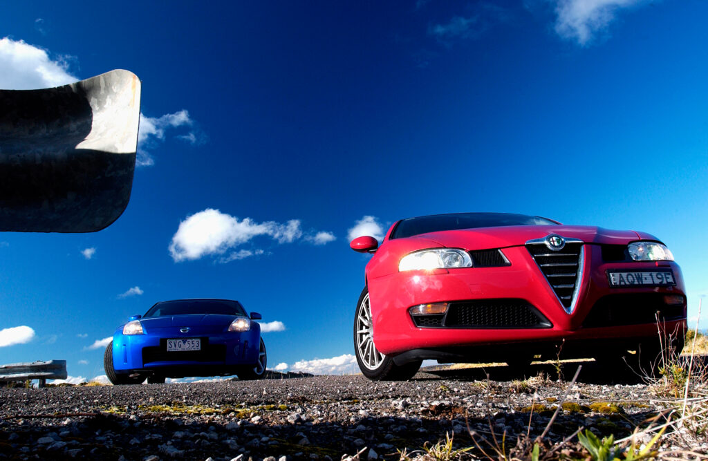 MOTOR archive October 2004: Alfa Romeo GT v Nissan 350z