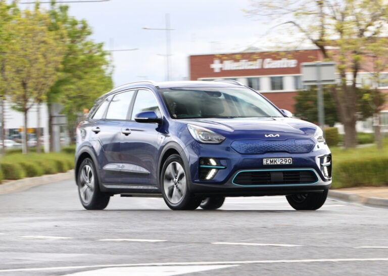2021 Kia Niro EV Sport Yacht Blue Australia review