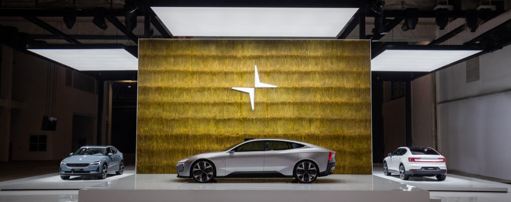 Polestar booth showcase Beijing Auto Show 2020