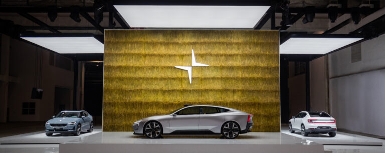 Polestar booth showcase Beijing Auto Show 2020