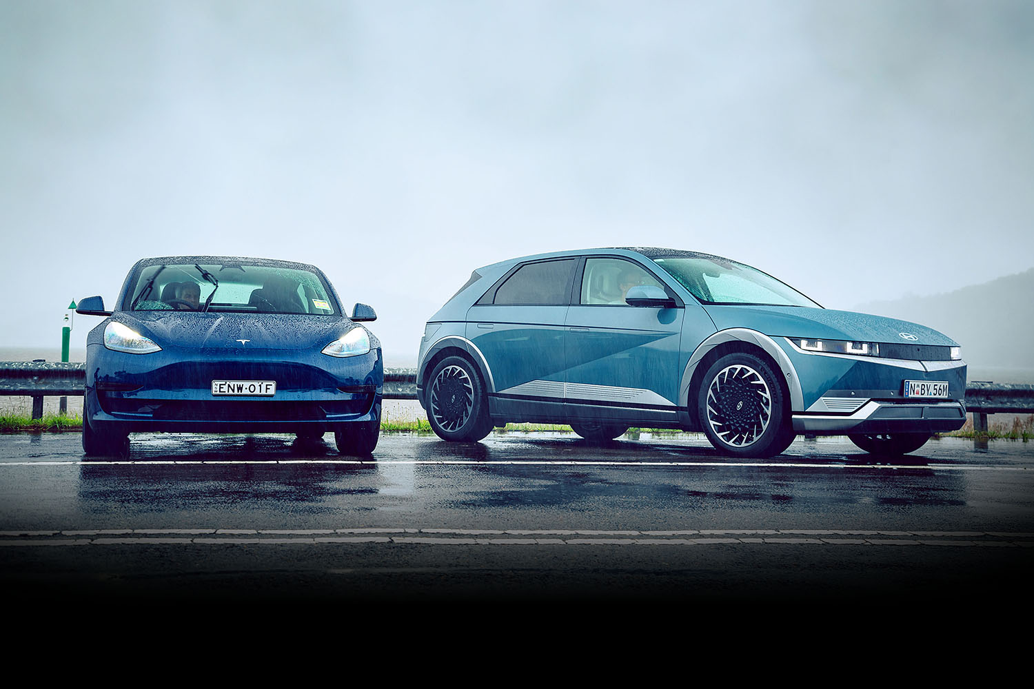 Hyundai Ioniq 5 v Tesla Model 3 comparison