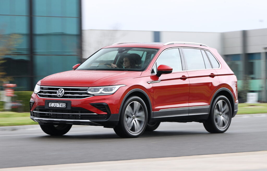 2022 Volkswagen Tiguan 147TDI Elegance King Red Metallic Australia review