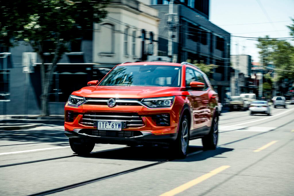 The 2021 SsangYong Korando ELX Cherry Red Australia EDewar