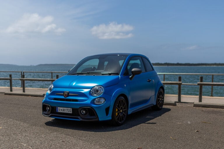 2022 Abarth 595 Competizione Rally Blue Australia BSullivan
