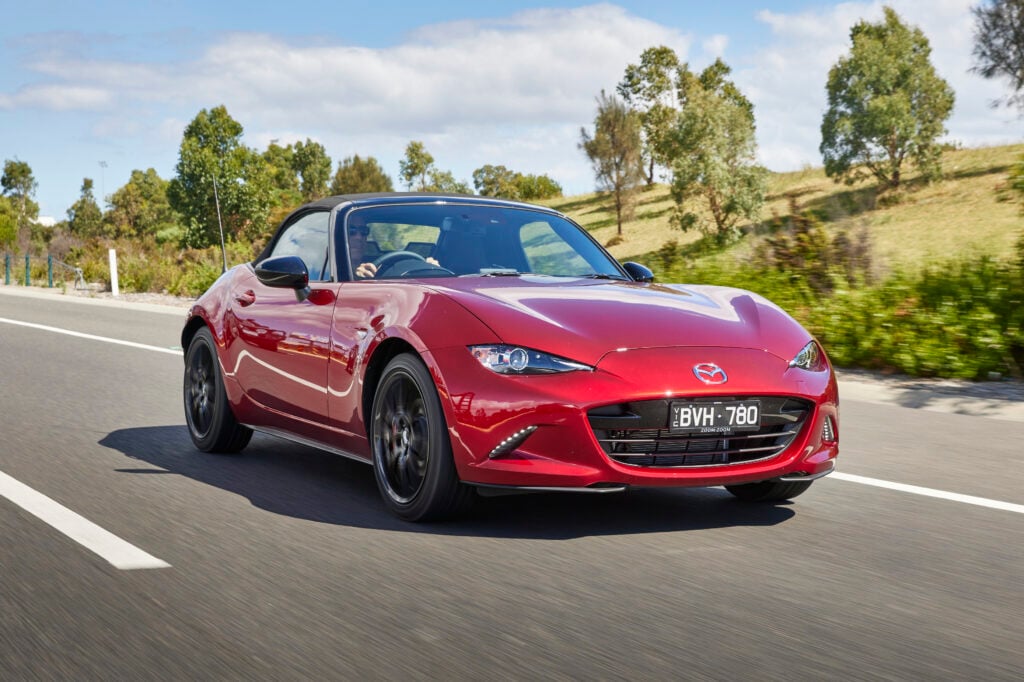 2022 Mazda MX-5 GT RS Soul Red Crystal Metallic Australia
