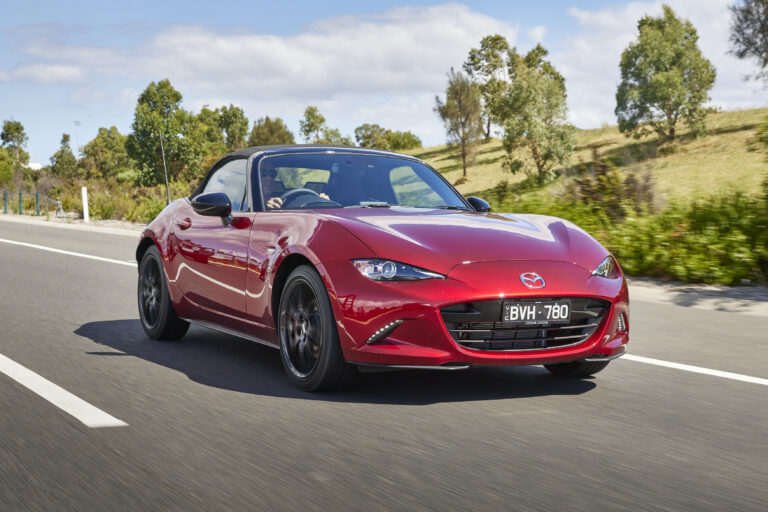 2022 Mazda MX-5 GT RS Soul Red Crystal Metallic Australia