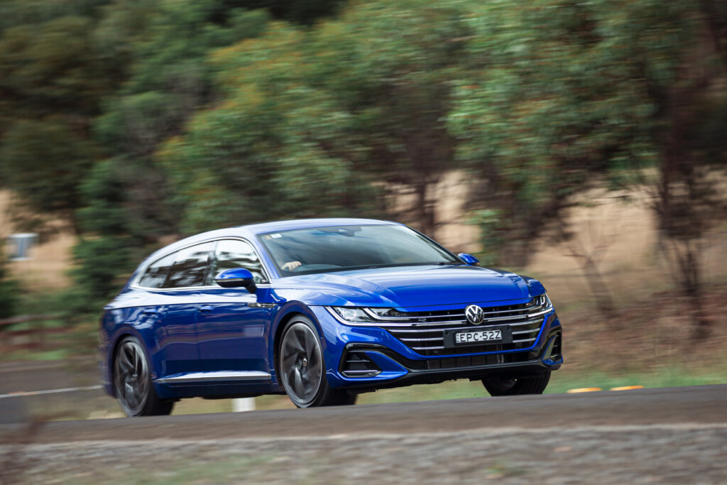 2022 Volkswagen Arteon Shooting Brake 206TSI R-Line Lapis Blue Premium Metallic Australia ABrook