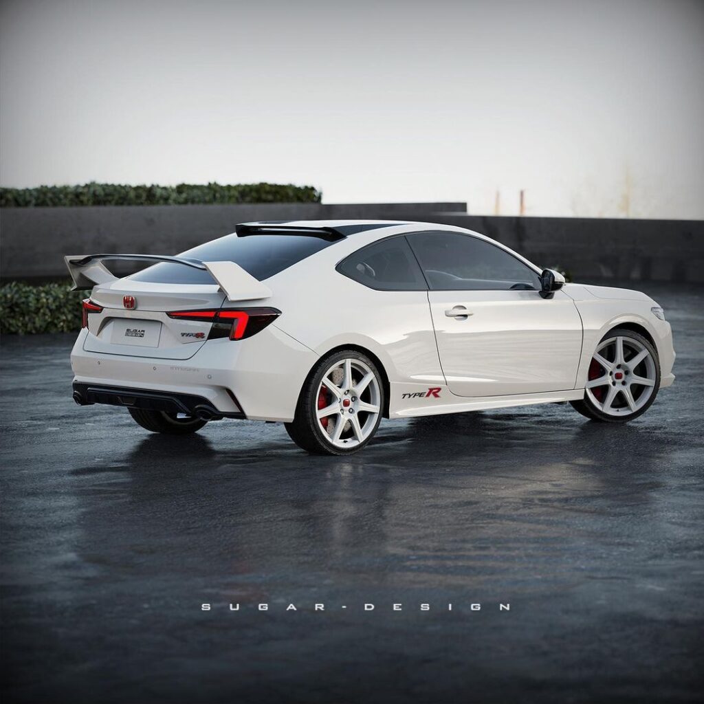 2022 Honda Integra rendered as two-door Type R