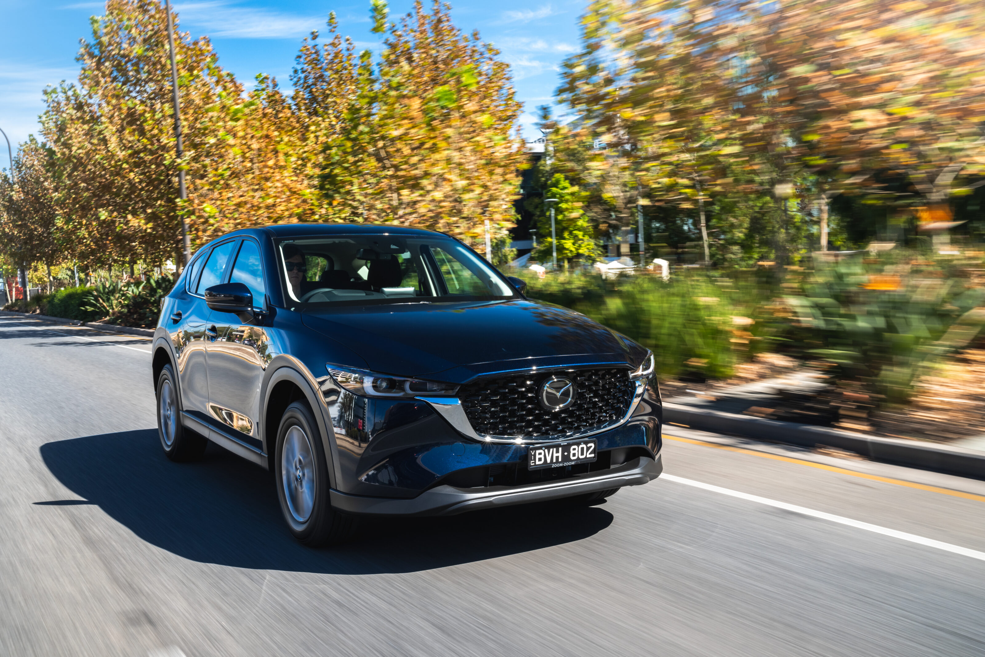 2022 Mazda CX-5 Maxx Sport Deep Crystal Blue Mica Australia