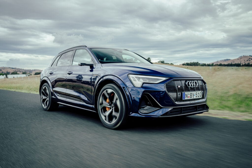 2022 Audi E-Tron S Navarra Blue Metallic Australia