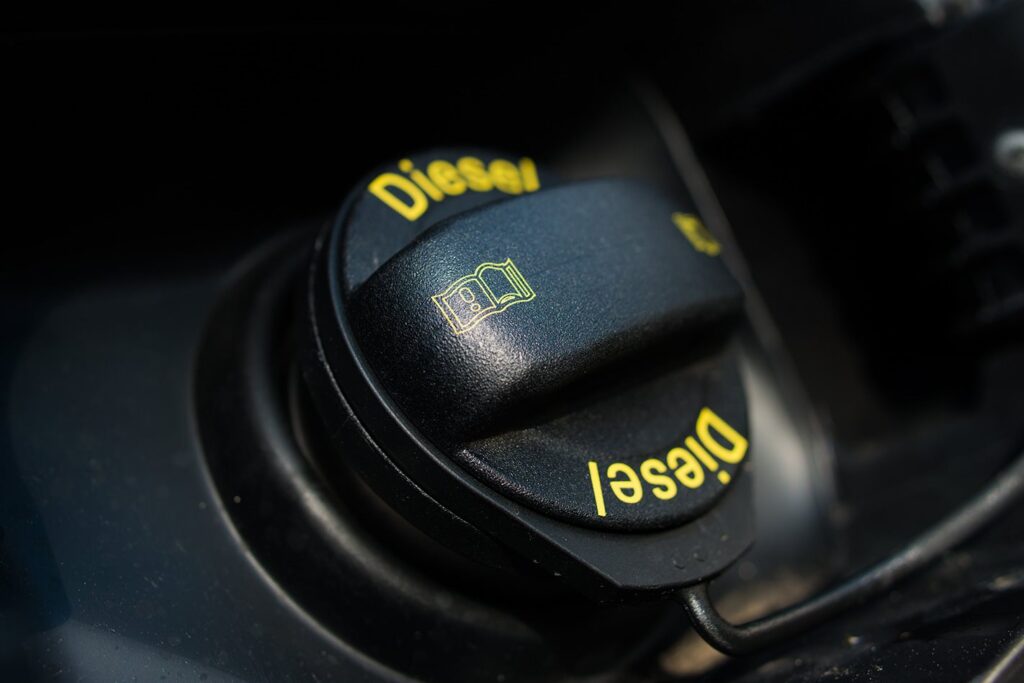 Diesel fuel cap