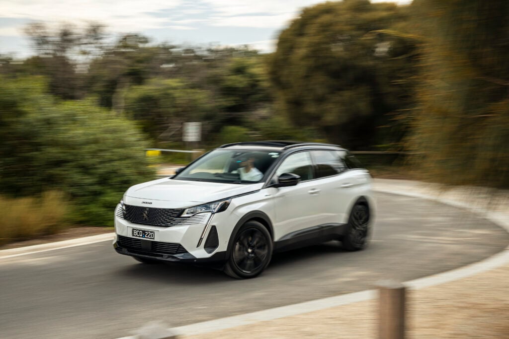 2022 Peugeot 3008 GT Sport Plug-in Hybrid Pearl White Australia ABrook
