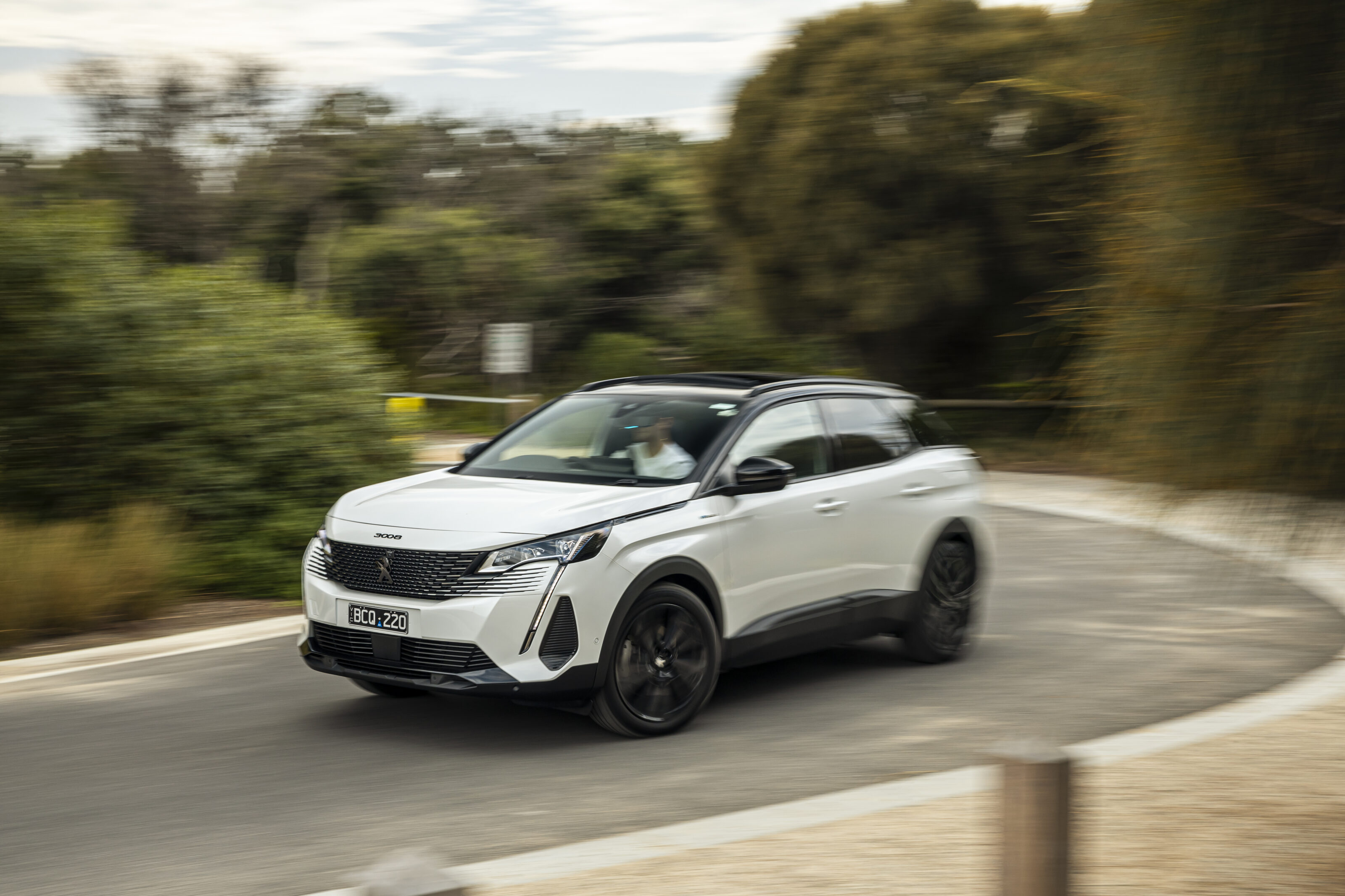 2022 Peugeot 3008 GT Sport Plug-in Hybrid Pearl White Australia ABrook