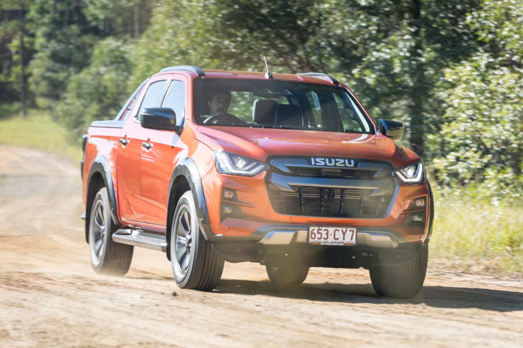 2022 Isuzu D-MAX X-TERRAIN Volcanic Amber Metallic Australia MWilliams