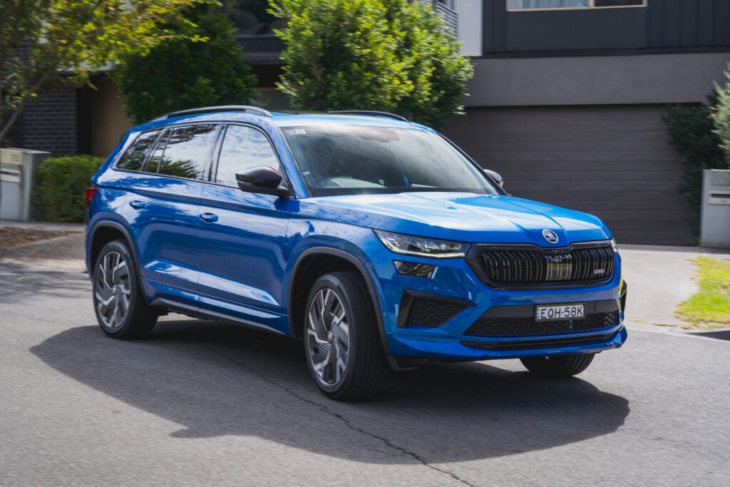2022 Skoda Kodiaq RS Race Blue Metallic Australia FYang
