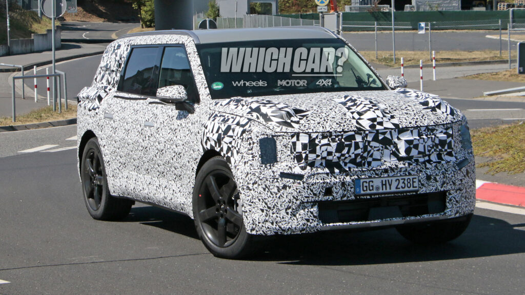 2023 Kia EV9 electric SUV spied