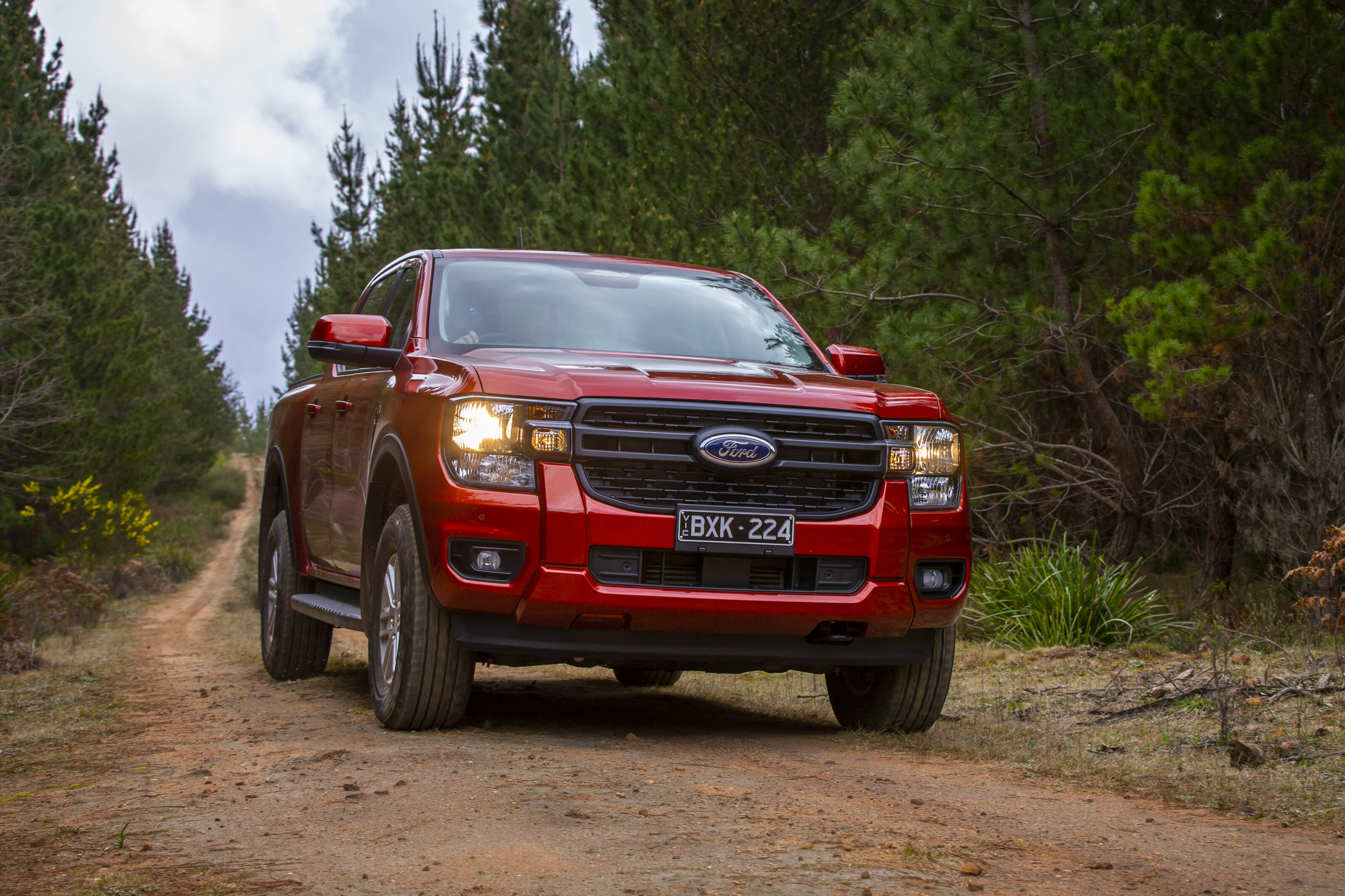 2022 Ford Ranger XLS ute red