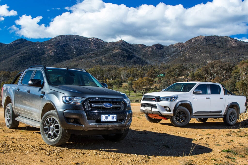 Toyota Hilux TRD vs Ford Ranger FX4 comparison