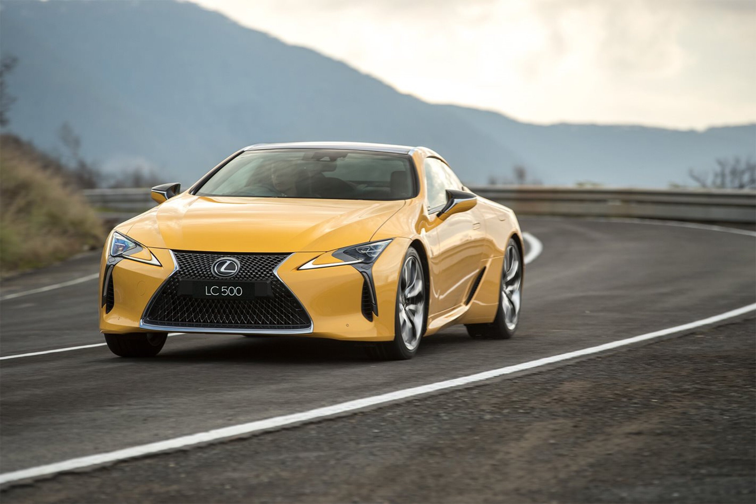 2018 Lexus LC 500 driving front