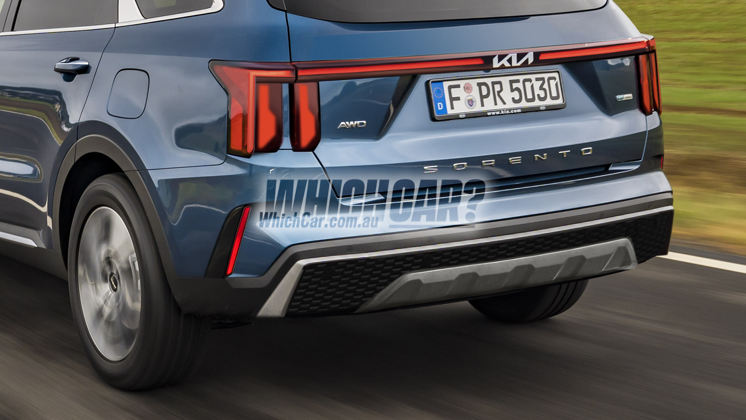2024 Kia Sorento facelift rendering | Wheels Media