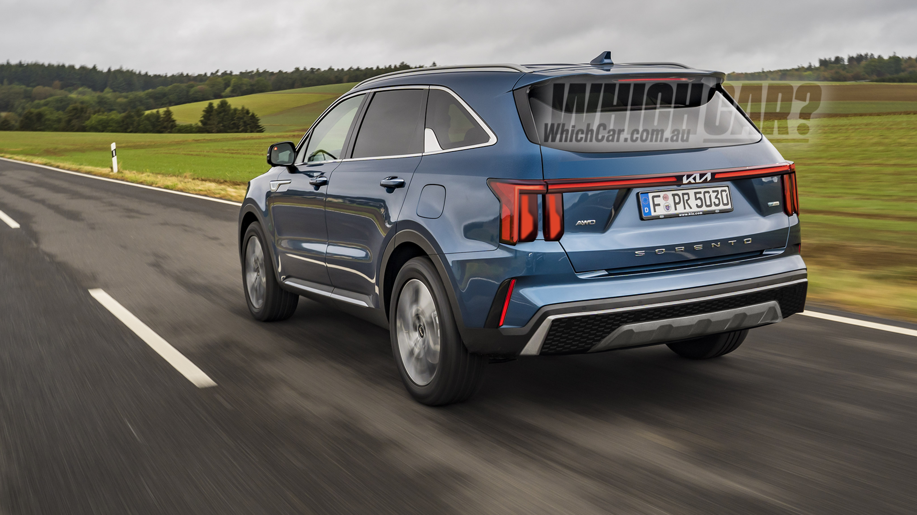 2024 Kia Sorento facelift rendering | Wheels Media