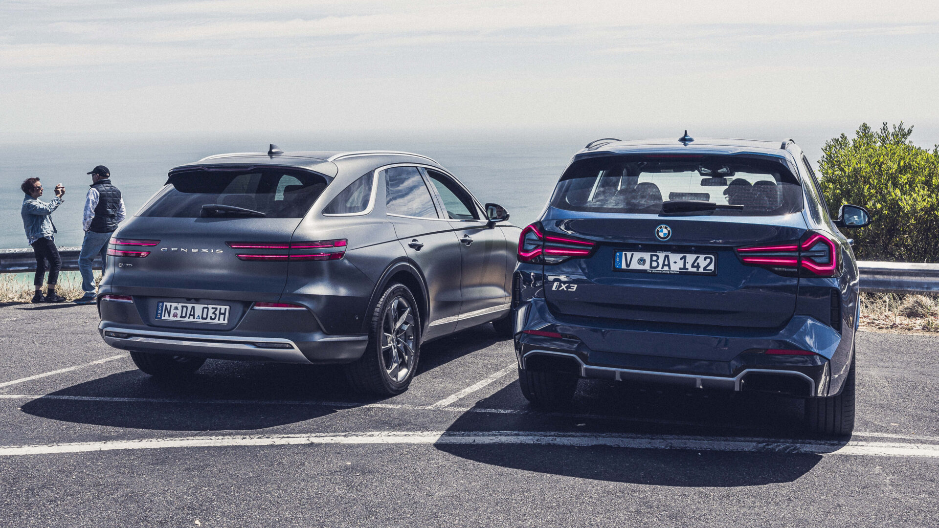 Best Electric Medium Luxury SUV: BMW iX3 v Genesis GV70 Electrified