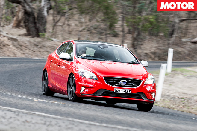 Volvo v40 driving