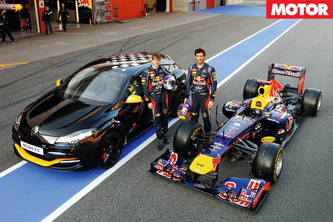 Renault megane with professional drivers