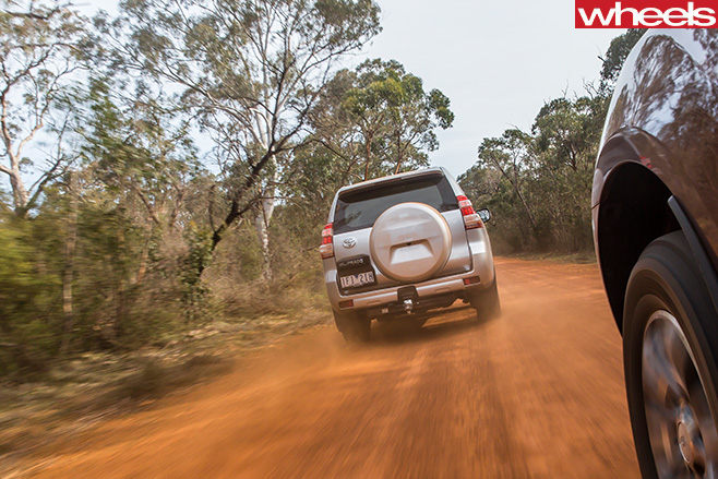 Toyota -Prado -rear -driving -clay