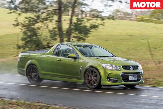 Holden Commodore SS-V Redline Ute driving