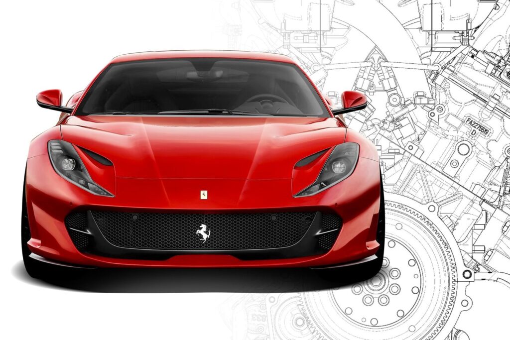 Ferrari v6 engin cover MAIN