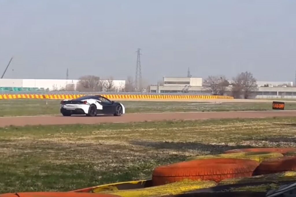 ferrari 488 hybrid mule