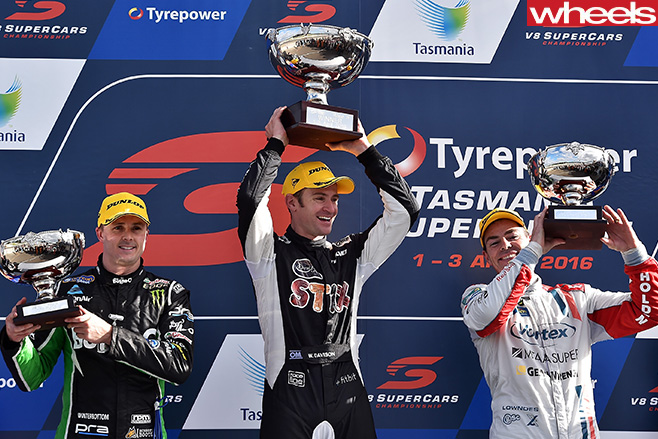 V8-Supercar -Podium
