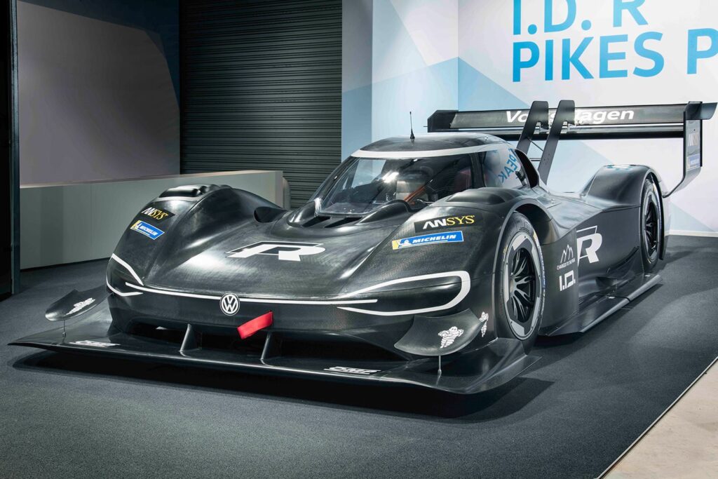 volkswagen id r pikes peak racer front